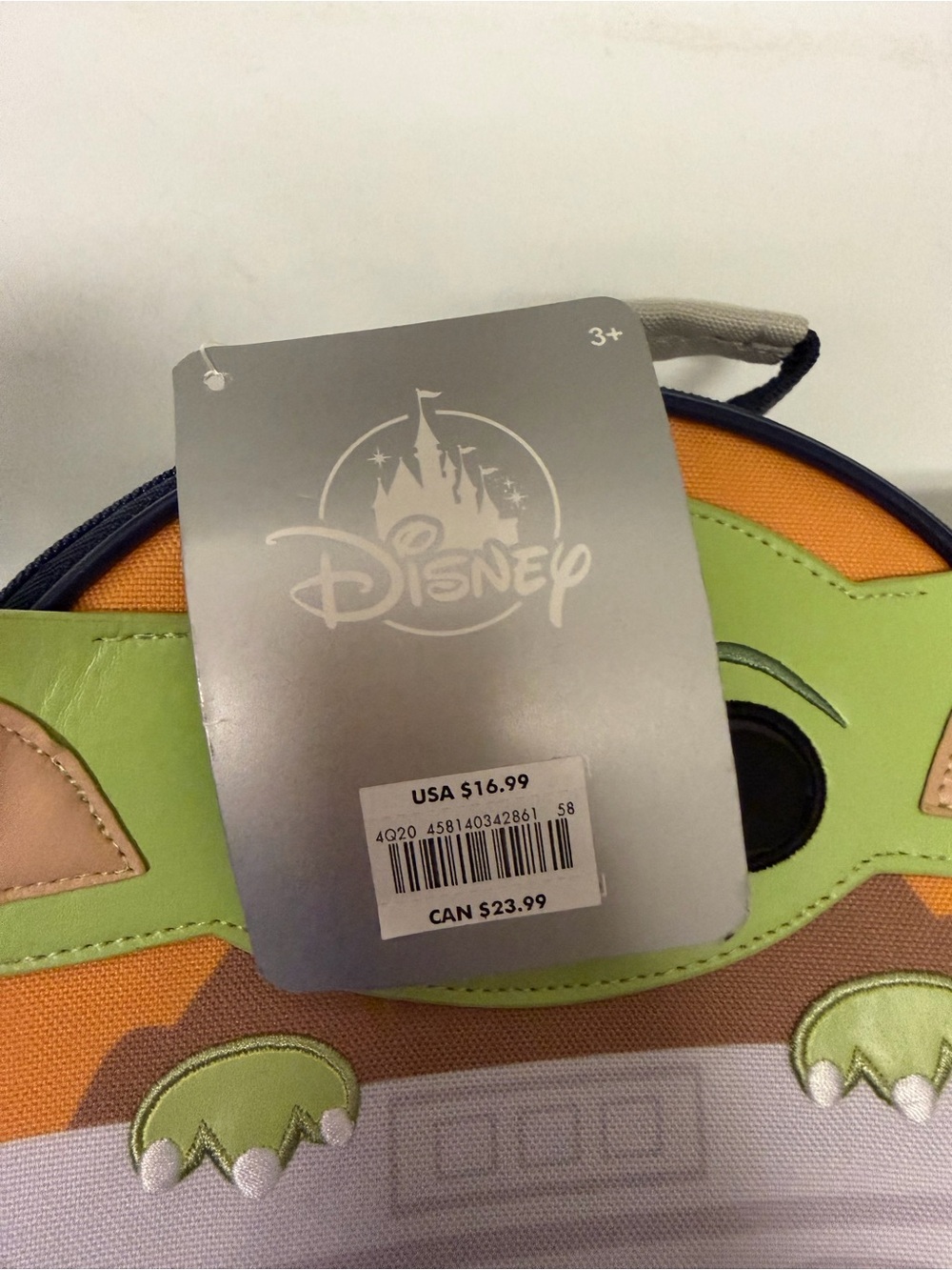 Yoda Disney Kids Character lunchbox  - Green & Orange nwt